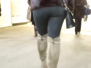 Tight Ass In Winter Day