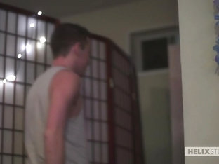 Max Carter & Brad Chase In Stairwell Fuck - Helixstudios