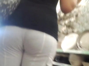 Sexy Teen In White Tights Dollar Tree