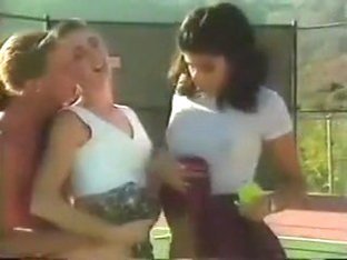 A Tennis Lesboy Turns Into At Threesome