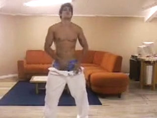 Incredible male in crazy uniform gay sex video