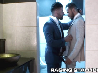 Office Hunks Fuck Raw In Work Bathroom