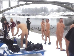 Mixed Group Skinny Dipping