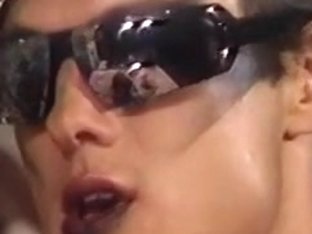 Girl gets beaded on two rods