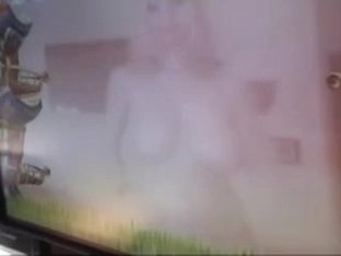 Super Sexy Busty Non-professional Golden-haired Girlfriend Plays Hawt Wii Absolutely Bare