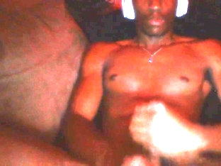 Gay Black Twink Jerks to Massive Cumshot