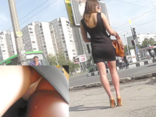 Sexy Girl Caught On Upskirt Cam On The Way To Her Boy