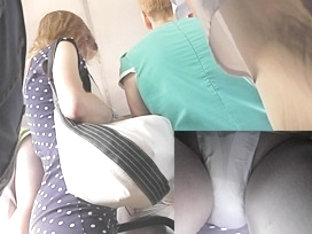 Spy Upskirt Vid Filmed In A Bus