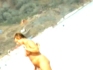 Nude Beach Voyeur Scenes With Amateurs Bathing In The Sea