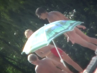 Amazing young nudist hidden beach video