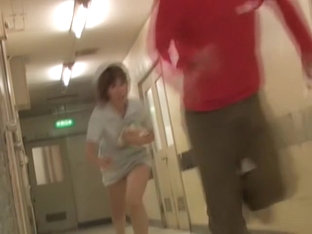 Leggy sweet Japanese slag getting caught in sharking web by some chap