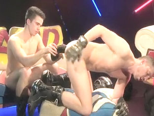 Amazing male in horny fetish, uniform homosexual xxx video