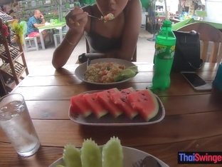 Real Amateur Thai Teen Cutie Fucked After Lunch By Her Temporary Boyfriend