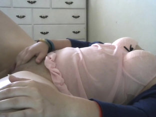 Melody wakes up and fucks herself