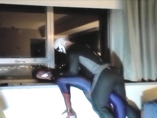 skeleton faced frogman humps spiderman