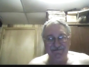 Grandpa show on webcam 3