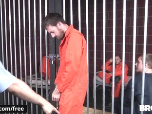 Bromo - Donny Forza with Eli Hunter Rocko South Sebastian Young Zane Anders at Barebacked In Priso.