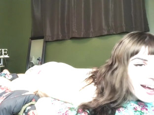 Post op transgender whore fucks pillow