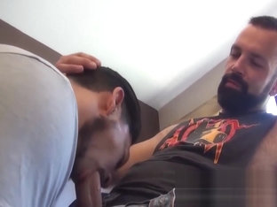 Muscular dudes Cory and Fillmore enjoy in hardcore action