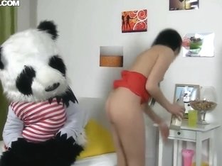 Ines Goes Crazy Galloping On Panda's Paratrooper