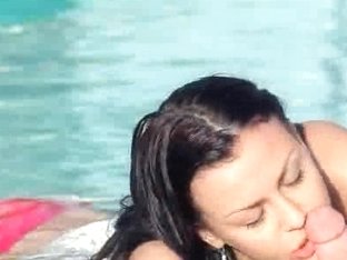 Incredible Pool Wow Sex With Hot Woman