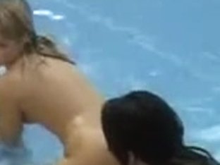 Wet Sex With Horny Hottie In The Pool