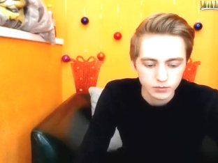 Sexy Blonde With Beautiful Blue Eyes Masturbates