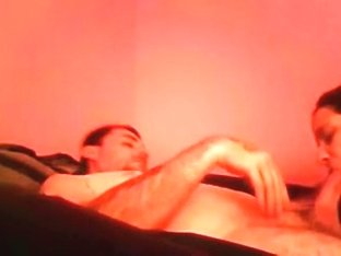 Wife Sucking My Limp Wang As I Lie Back And Chill On Daybed