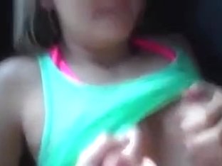 Hot college girls in minivan