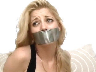Blonde Tape Gagged