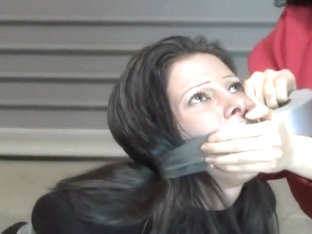 Angie Blackwell Tape Bondage