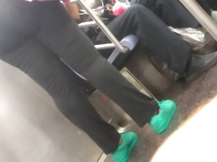 Thick Phat Ass Donk Black Tights Q Train