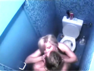 Voyeur Caught Couple Fucking In The Toilet