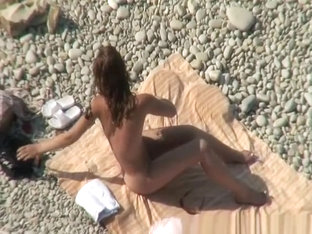 Small Boobs Nudist Sunbathing