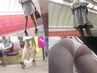 Great Voyeur Upskirt Video Exposes A Skinny Ass