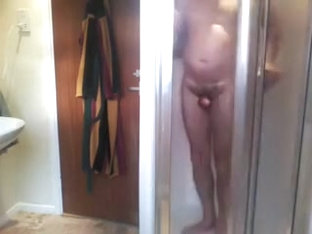 jerking in the shower