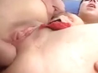 Double Penetrated In Her Ass