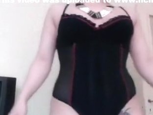 Blondie on web camera