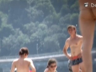 Spy Cam Has Spotted Some Nude Beach Sex Couple