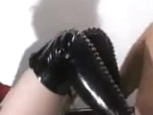 Submissive Slave Fucked With A Strapon Shaft