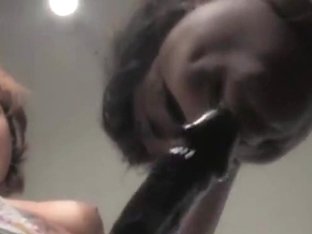 Black Babe Sucking Strapon Dick