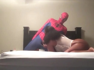 Black Spiderman Fucks Big-booty Ebony Bitch In Sex-tape