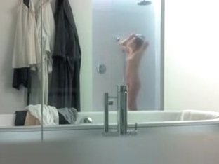 Bathing Woman Captured On Voyeur Cam