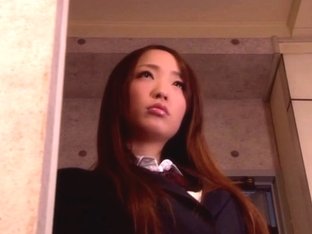 Innocent Asian Teenager Watching BDSM Action