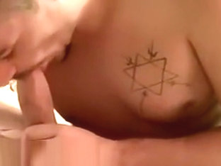 Amateur Americans Blaze and Heath bareback and blowjob