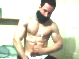 Masked Muscle Hunk (Flex's, JO & Cum )