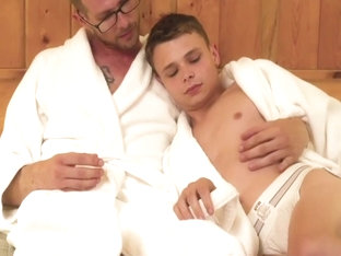 Jockstrapped Dad And Little Son Cum Back To Back-gayzest.com