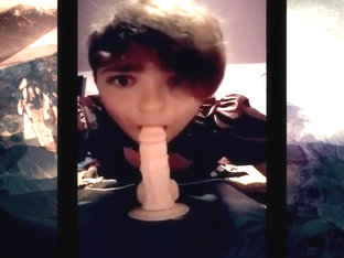 Cute Cosplay Femboy Loves Her Toy