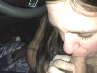 Nice Blowjob In A Car With A Messy Cumshot