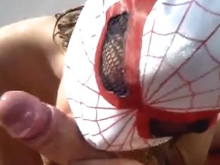 Spider-girl Made An Incredible Mouthjob Before Sperm Shooting